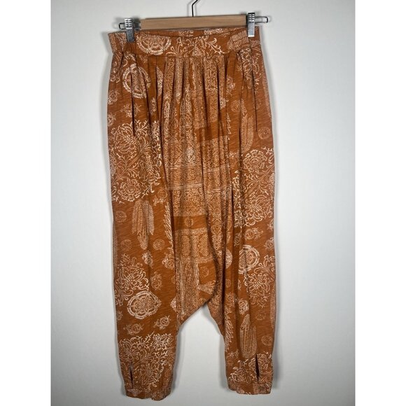 Free People Pants - Intimately Free People harem balloon batik hippie paisley tribal pants M comfy